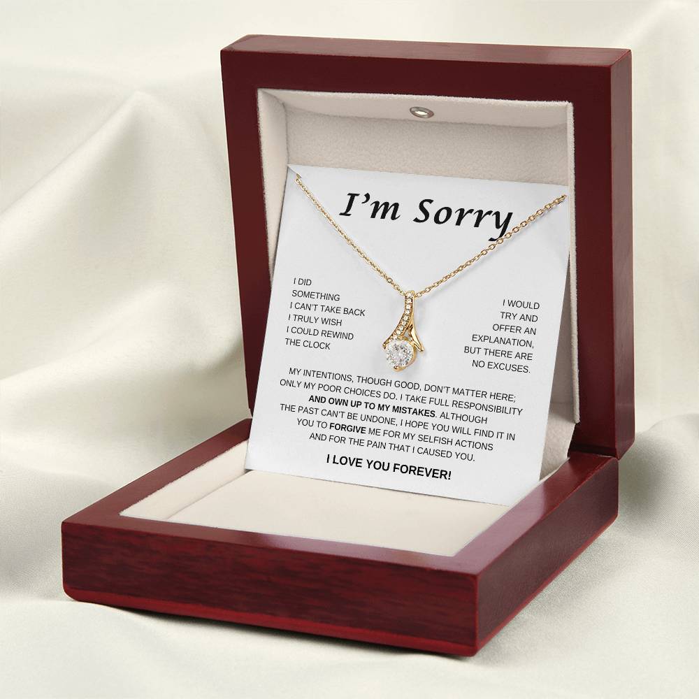 Apology Gift For Her | I Take Full Responsibility | Alluring Beauty Necklace