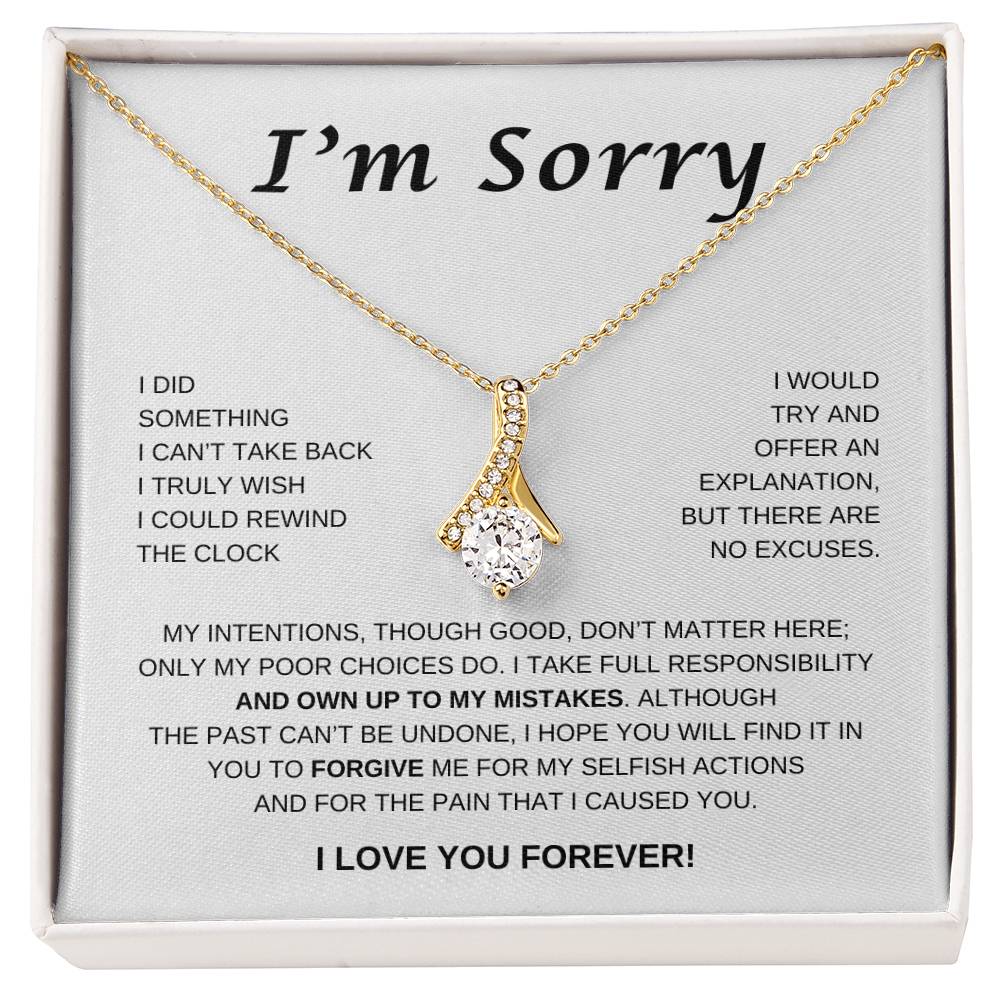 Apology Gift For Her |   I Take Full Responsibility  |   Alluring Beauty Necklace
