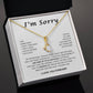 Apology Gift For Her |   I Take Full Responsibility  |   Alluring Beauty Necklace
