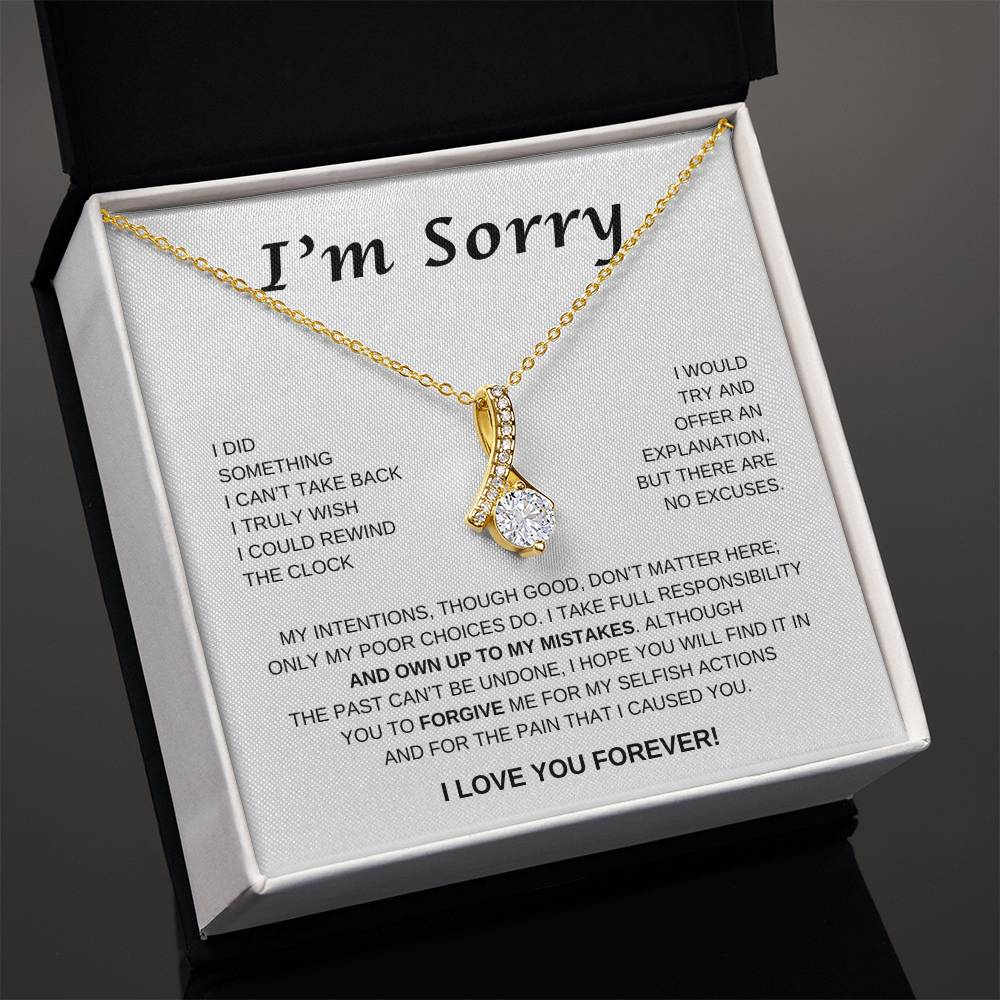 Apology Gift For Her |   I Take Full Responsibility  |   Alluring Beauty Necklace