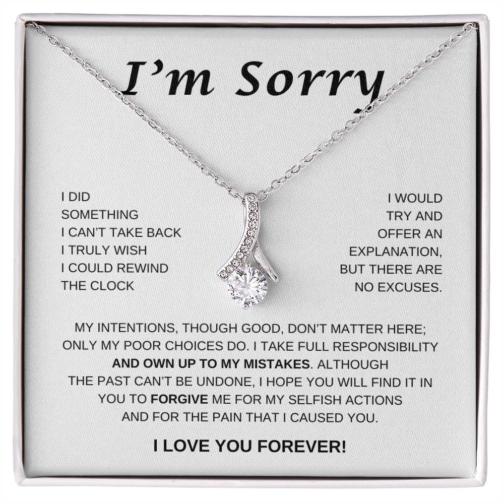 Apology Gift For Her |   I Take Full Responsibility  |   Alluring Beauty Necklace