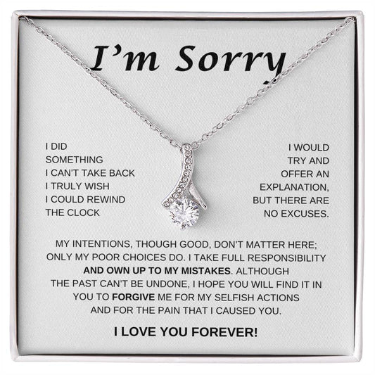 Apology Gift For Her |   I Take Full Responsibility  |   Alluring Beauty Necklace