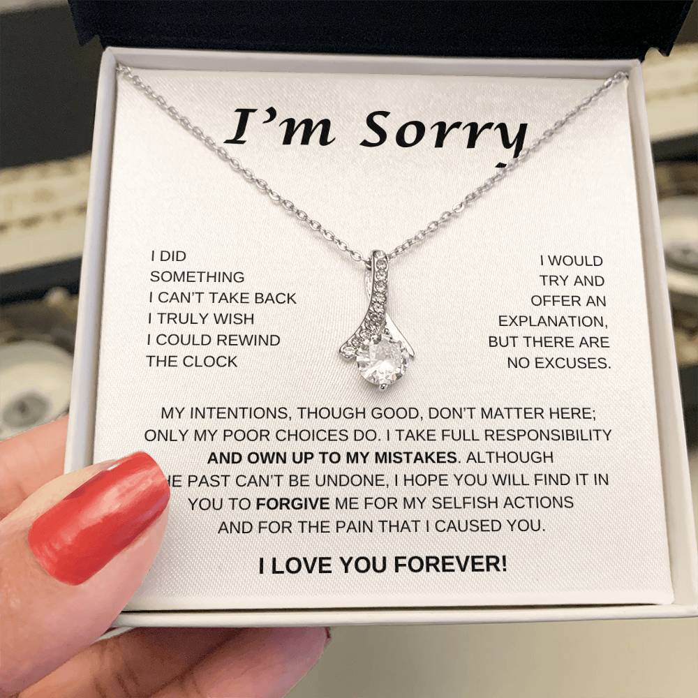Apology Gift For Her |   I Take Full Responsibility  |   Alluring Beauty Necklace