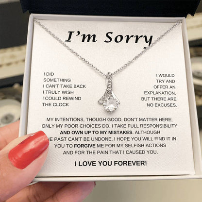 Apology Gift For Her |   I Take Full Responsibility  |   Alluring Beauty Necklace