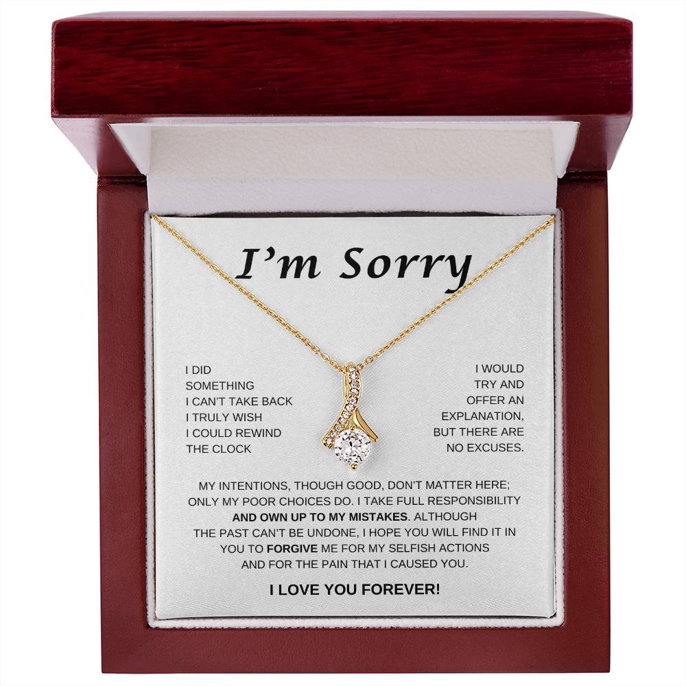 Apology Gift For Her |   I Take Full Responsibility  |   Alluring Beauty Necklace