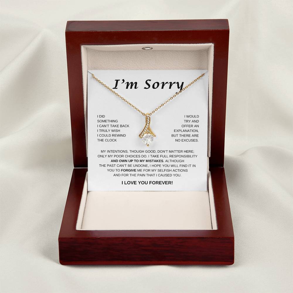 Apology Gift For Her |   I Take Full Responsibility  |   Alluring Beauty Necklace