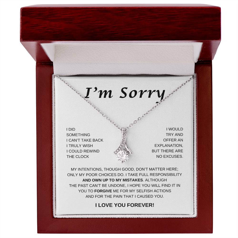 Apology Gift For Her |   I Take Full Responsibility  |   Alluring Beauty Necklace
