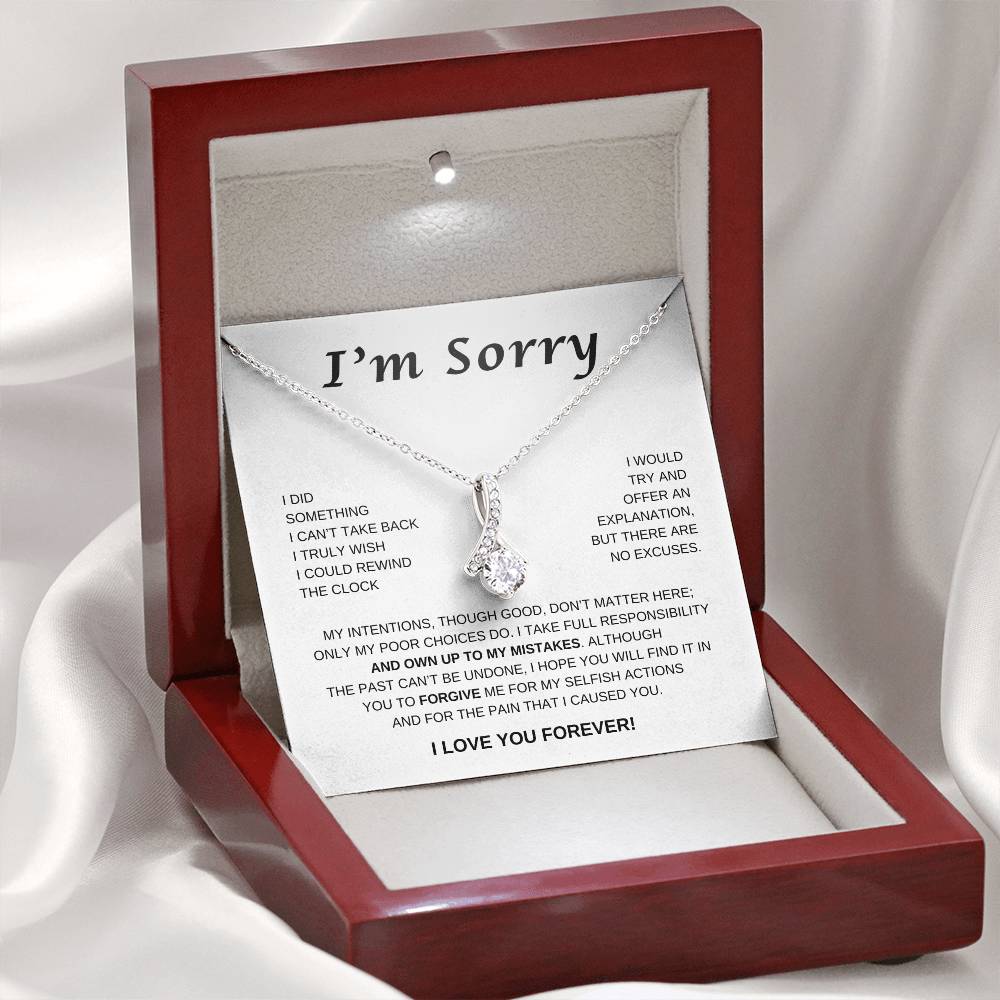 Apology Gift For Her |   I Take Full Responsibility  |   Alluring Beauty Necklace