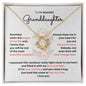 To My Granddaughter - The Best Chapter Ever- Love Knot Necklace