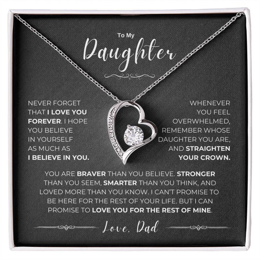To My Daughter  |   Never Forget   |   Forever Love Necklace
